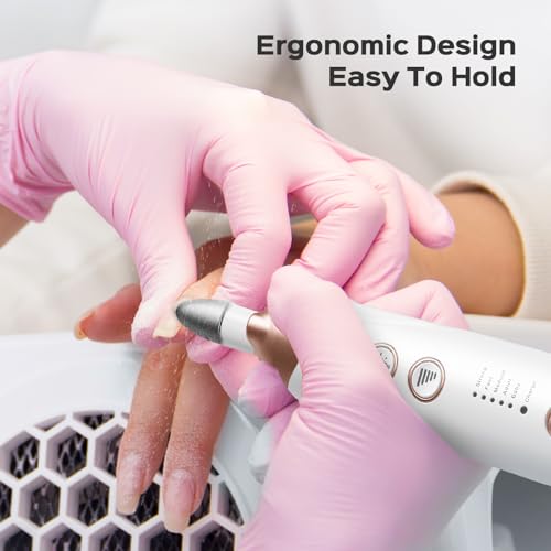 COSLUS Professional Manicure Pedicure Kit 5 in 1 Electric Nail File Set and 8PCS Multifunctional Nail Drill Bit