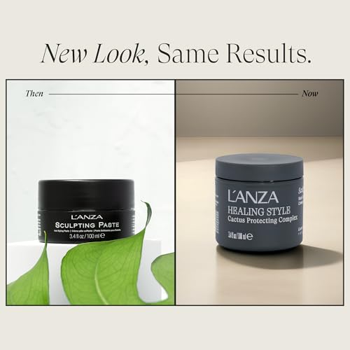 L'ANZA Healing Style Sculpting Paste with Strong Hold Effect, Sculpts & Defines Hair While Styling, With Advanced Control Technology and Natural Ingredients, Suitable for All Hair Types (3.4 Fl Oz)