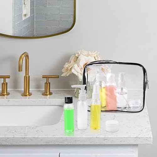 Cosywell Travel Size Bottles for Toiletries 13 Pack 2oz TSA Approved Toiletry Bottles Leak Proof Travel Kit for Women Shampoo Lotion Skincare Cosmetic Container Travel Essentials(White)