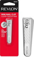 Revlon Compact Nail Clipper - Silver, 1 Count - Travel Grooming Tool