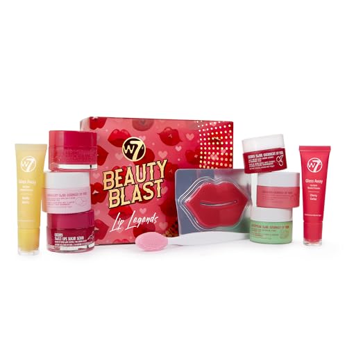 W7 Beauty Lip Care Set with Lip Masks, Scrubs & Balms - Sweet Flavors