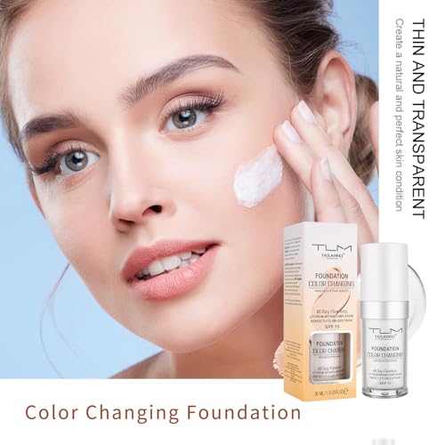 Color Changing Foundation with SPF 15 – Full Coverage, 2 Pack