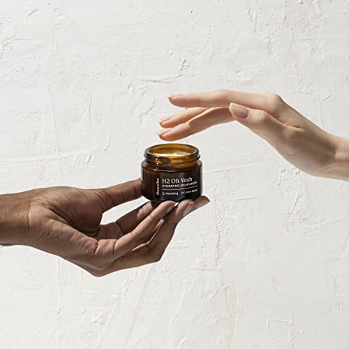 FLEUR & BEE Ultra Hydrating Moisturizer | Clean, 100% Vegan | Super Intense Hydration Moisturizer for Dry Skin with Anti Aging Properties | H2 Oh Yeah 1.5 oz