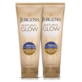 Jergens Natural Glow +FIRMING Self Tanner Body Lotion for Medium to Deep Skin Tone 2 Pack, 7.5oz
