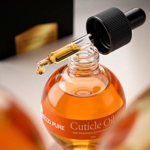 ECCO PURE Cuticle Oil Care Set - 30ml Dropper Bottle & 2 Travel Pens