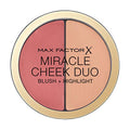Max Factor Miracle Cheek Duo, 20 Brown Peach And Champagne, 11g