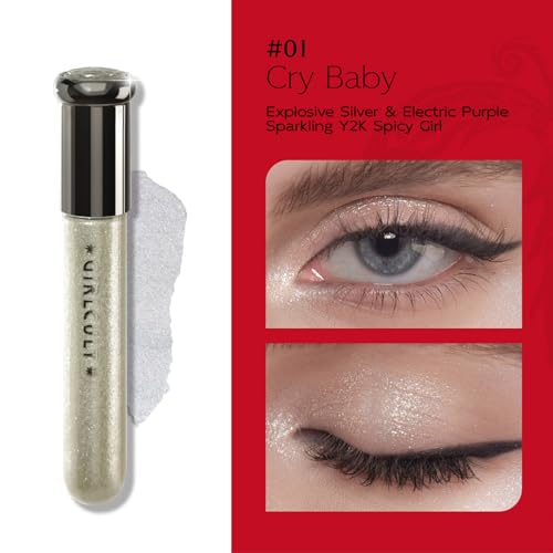 GIRLCULT Liquid Glitter Eyeshadow Duochrome Topper #01 Cry Baby