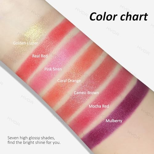 KYDA Shimmer Lipstick 2-Pack - Pearl Metallic Gloss