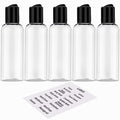 DNSEN 5 Pack 3.4 oz TSA Approved Travel Bottles Leakproof