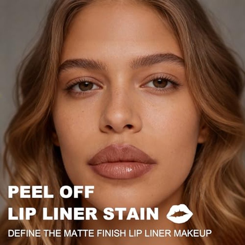 KIMIEYE Peel Off Lip Liner Stain Set - Long Lasting Waterproof Tint