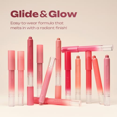 Peripera Slip On My Lip Matte Lipstick - Long-Lasting Slim Crayon