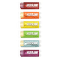 Hurraw! Lip Balms Staff Favorites, 6 Balm Bundle Pack: Black Cherry Tinted (Sheer Red Tint), Orange, Lemon, Mint, Earl Grey, Raspberry Tinted (Sheer Berry Tint) - Organic, Certified Vegan and All-Natural. Bee, Shea, Soy & Palm Free. Made in USA