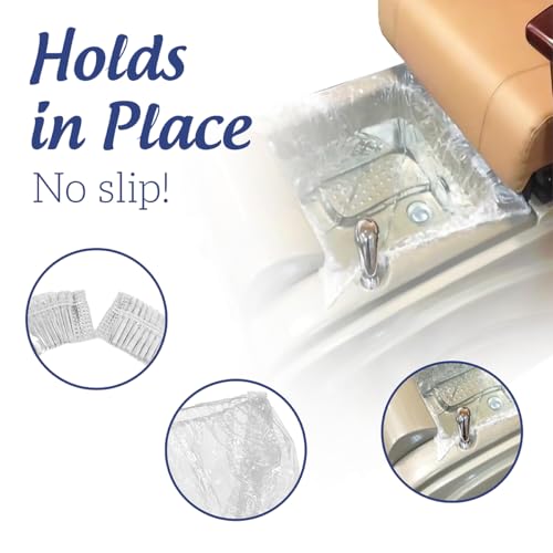 Disposable Pedicure Liners - 400 Count, Fits Most Foot Spas, Leak-Resistant