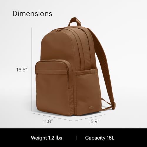 Away Featherlight Backpack in Amaro Brown — Lightweight 16" Laptop Travel Backpack
