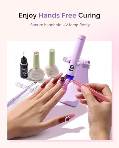 MelodySusie Adjustable Nail Lamp Holder for Hands-Free Curing