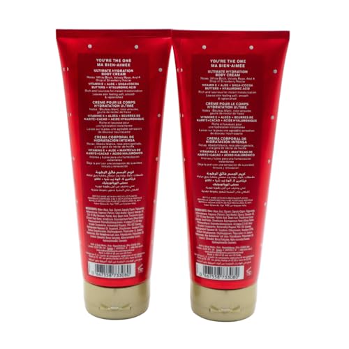 Bath & Body Works YOU¡¯RE THE ONE Ultimate Hydration Body Cream 2-piece Gift Set with a Blue Bow for Holidays ? 8 oz