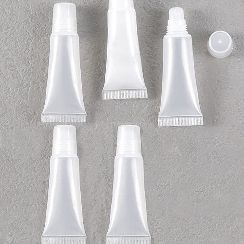 Empty Lip Gloss Tubes 10ml Refillable Bottles 5-Pack