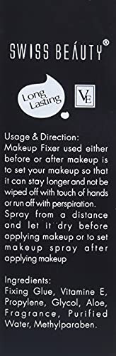 Swiss Beauty Makeup Fixer Spray with Aloe Vera