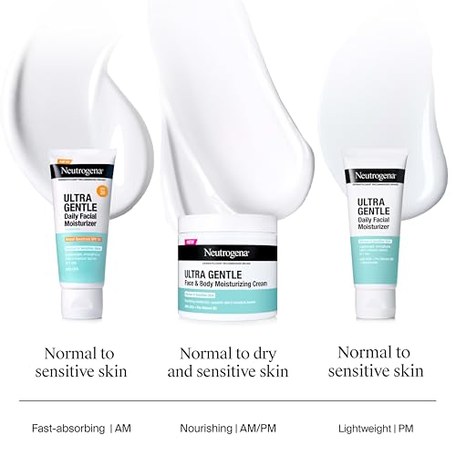 Neutrogena Ultra Gentle Daily Face Moisturizer, 3.4 fl oz