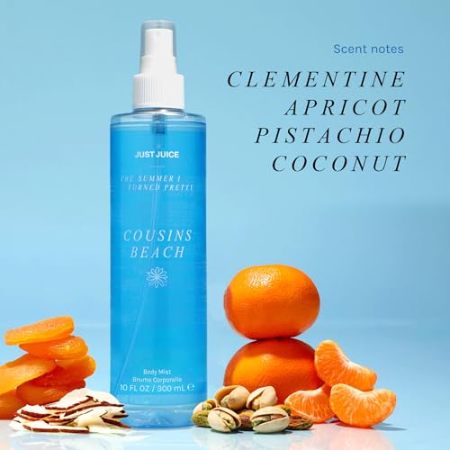 Cousins Beach Body Mist by Just Juice - Coconut & Vanilla Spray 10.14 oz