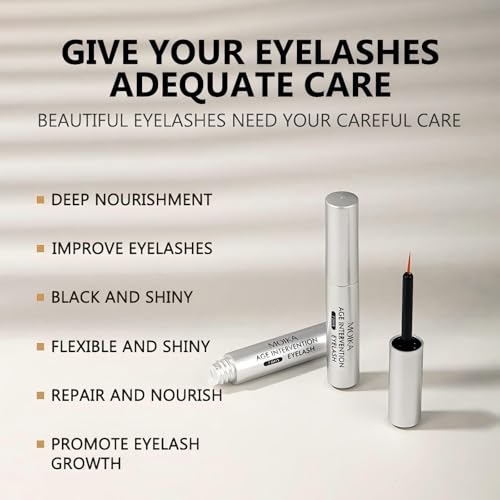 VRAIKO Eyelash Growth Serum, Naturally Longer, Fuller, Thicker, Healthier-Looking Lashes, Clean Beauty Formula, Gentle Daily Use, Vegan & Cruelty-Free Enhancer