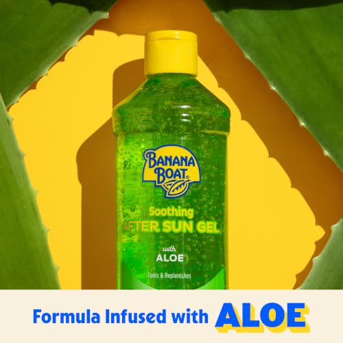 Banana Boat Soothing After Sun Gel with Aloe Twin Pack 16oz