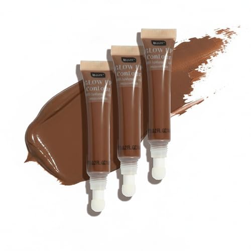 b.pure Glow Up Liquid Contour Wand Medium/Dark 3-Pack