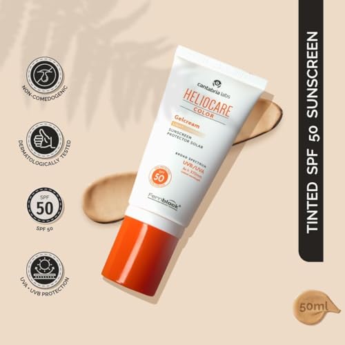 Heliocare Color Gel Cream SPF 50 Tinted Sunscreen - Light Shade