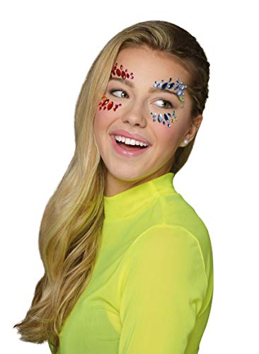 Blinger Face Bling Mermaid, 2-Piece – Glam Up Your Face with Sparkly Face Gems and Jewels - Self-Adhesive, Easy Application - Perfect for Parties and Any Special Occasion