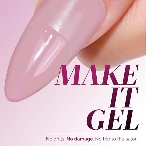 LONDONTOWN GelShift Top Coat and Foldable UV Lamp Set, Transformative UV Gel Top Coat for Nail Polish, Light and Fast Curing Lamp