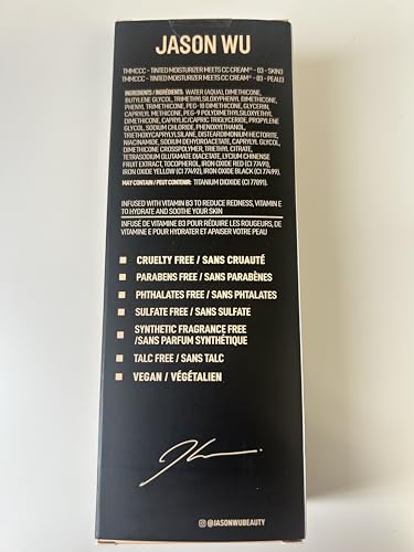 Jason Wu Tinted Moisturizer CC Cream - Sheer Radiant Skin Tint, 30ml