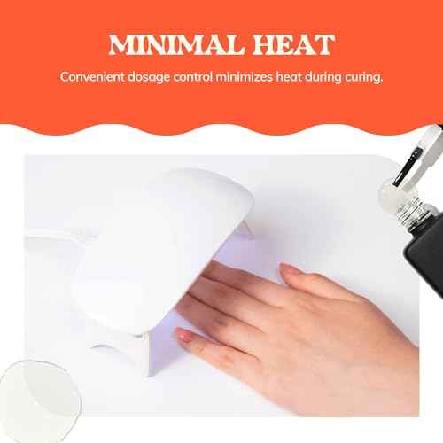 heyhae Glazed Top Gel for Semi-Cured Gel Nail Strip | Non Wipe High Gloss Gel Top Coat (0.23 fl.oz)