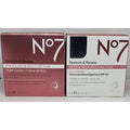 No7 Restore & Renew FACE & NECK MULTI ACTION Day/Night Creams 2 x 50ml