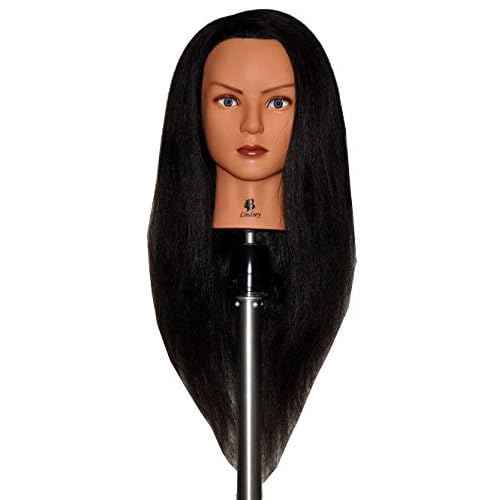 Bellrino 24" Cosmetology Mannequin Manikin Training Head with Human Hair - Daisy