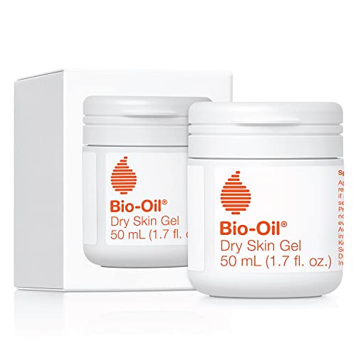 Bio-Oil Dry Skin Gel, Face and Body Moisturizer, Fast Absorbing Hydration, with Soothing Emollients and Vitamin B3, Non-Comedogenic, 1.7 oz