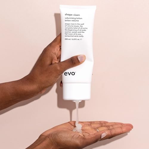 EVO Shape Vixen Volumizing Lotion - Professional Hair Styling Blow Dry Texture Mask for Fine Thin Straight Hair - 200ml / 6.8fl.oz