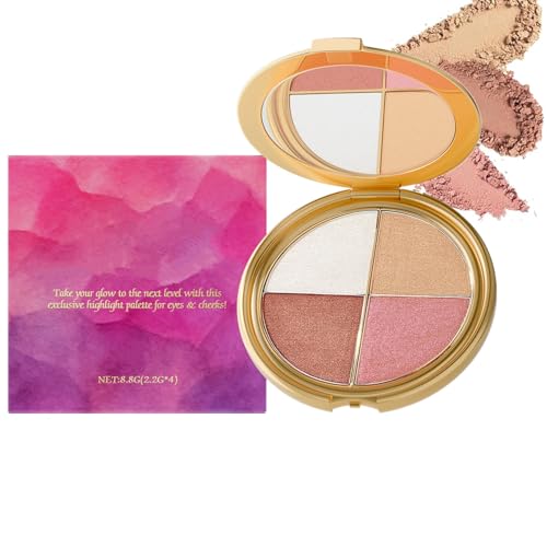 YG LianKai Eye & Cheek Palette - 4-in-1 Makeup Kit for Women