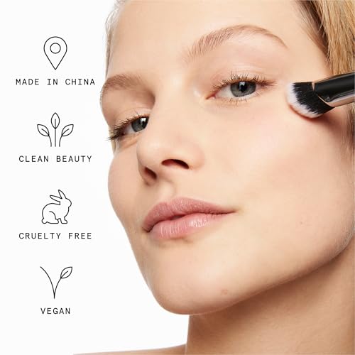 Beauty Pie Pro Angled Concealer Brush, Contour, perfect and cover with the ultimate angled concealer brush, From one of the world's leading labs, Professional luxury quality, Vegan