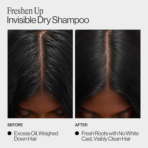Eva NYC Invisible Dry Shampoo Spray - Oil-Absorbing, Removes Odor & No White Cast - Freshen Up Dry Shampoo For Women - For Light, Dark + Oily Hair - Warm Vanilla Scent - 5.3 oz