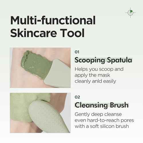 P.CALM Dual Pore Cleansing Brush for Blackheads Removal & Face Scrubber, Gentle Exfoliation. Deep Pore Cleaning Massager