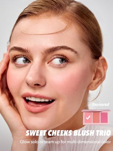 SHEGLAM Sweet Cheeks Blush Trio - High Pigment Powder