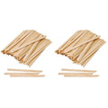 Tachibelle Wooden Wax Sticks - Body Eyebrow, Lip, Nose Small Waxing Applicator Sticks for Hair Removal and Smooth Skin Professional Spa - 2 in 1 (pointed and slanted) (Pack of 1000)