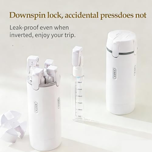 4 Pack 30ml TSA Travel Bottles – Leakproof Pump Dispensers
