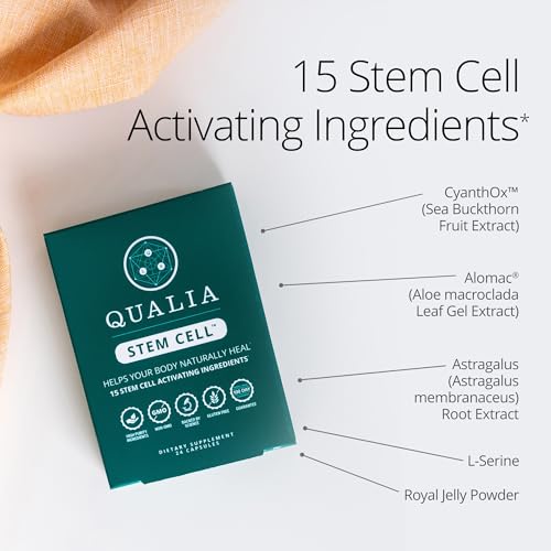 Qualia Stem Cell Supplement with Royal Jelly & Astragalus