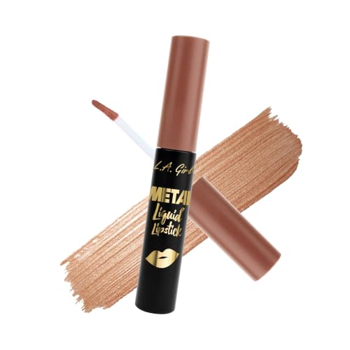 L.A. Girl Metal Liquid Lipstick in Champagne - Long-Wear