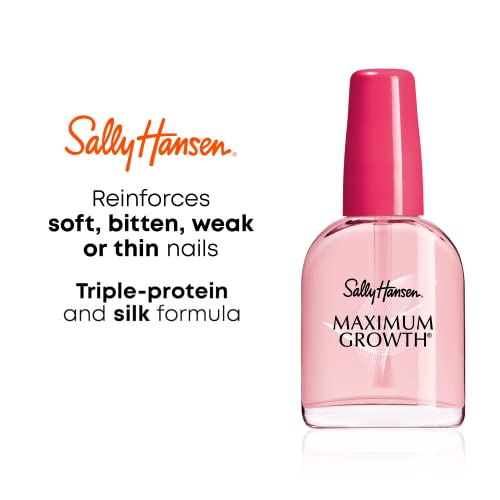 Sally Hansen Maximum Growth Nail Strengthener for Strong, Healthy Nails