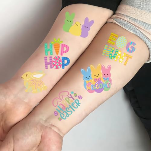 Easter Temporary Tattoos 126 Pcs - Kids & Adults Party Favors