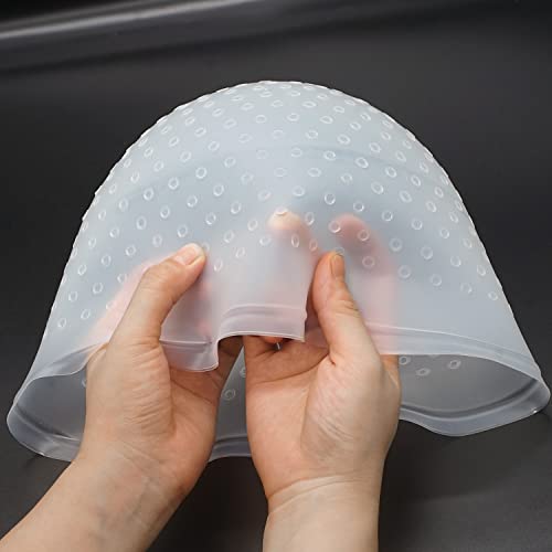 Reusable Silicone Hair Highlight Cap for DIY Hair Coloring, Thick & Comfortable