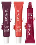 Butter Tinted Lip Balm Kit - 3 Colors Hydrating Lip Gloss