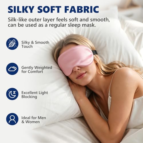 Cooling Gel Eye Mask for Migraines & Puffy Eyes – 2 Pack